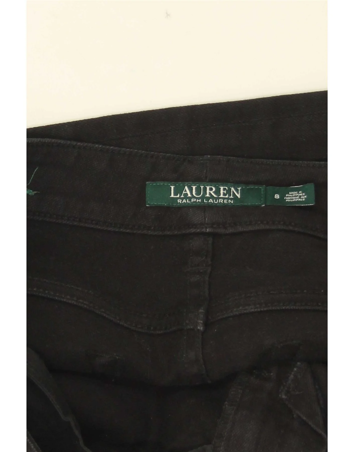 Ralph Lauren Womens Slim Jeans US 8 Medium W33 L31 Black Cotton - Image 4