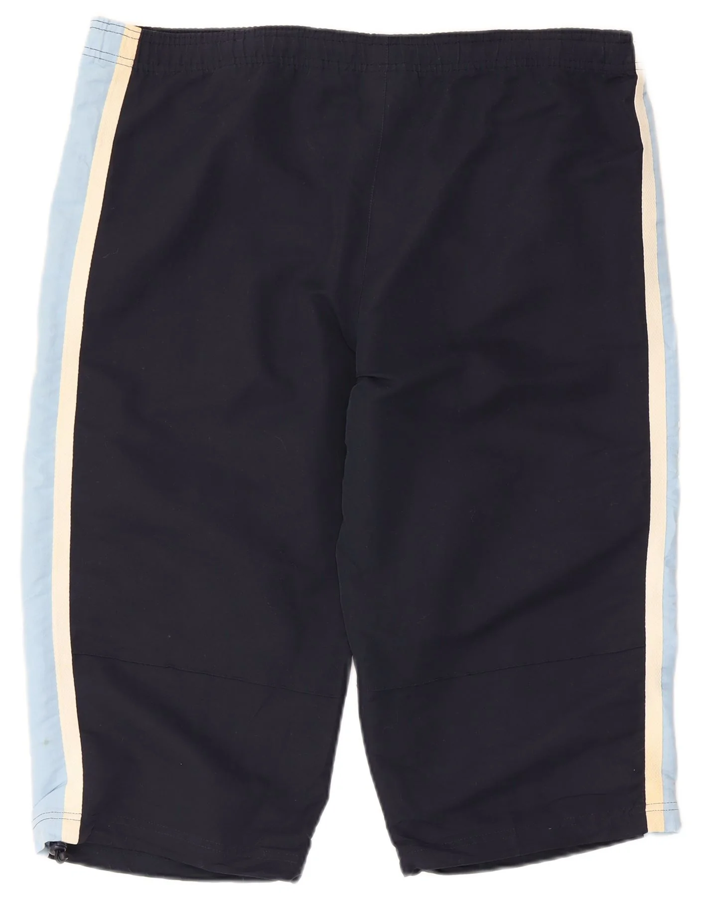 Reebok Mens Graphic Bermuda Sport Shorts Large Navy Blue Colourblock - Image 2