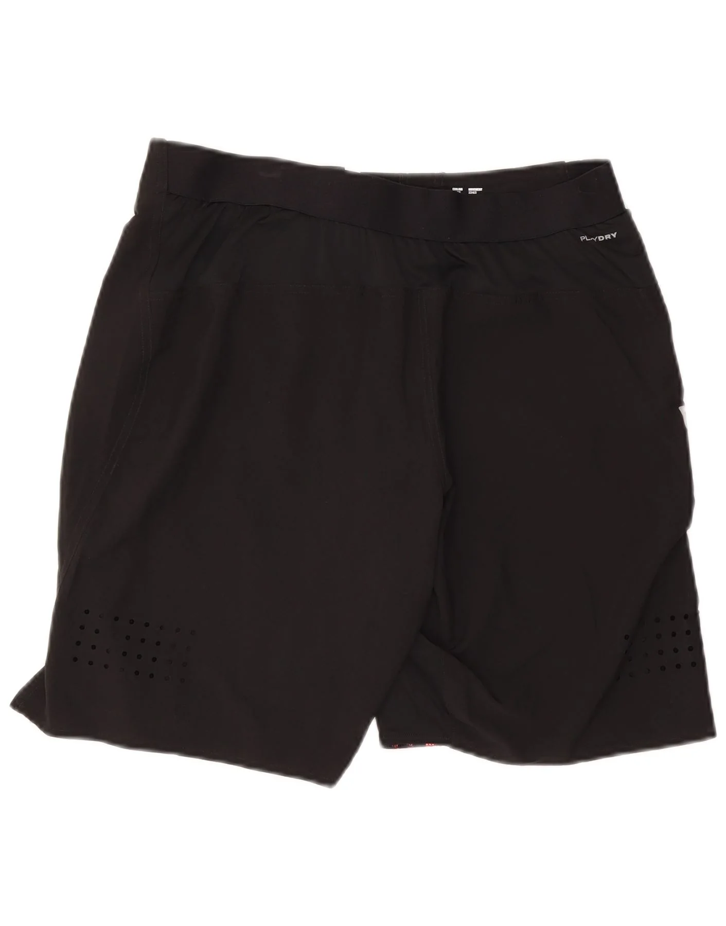 Reebok Mens Graphic Swimming Shorts Medium Black Polyester - Image 2