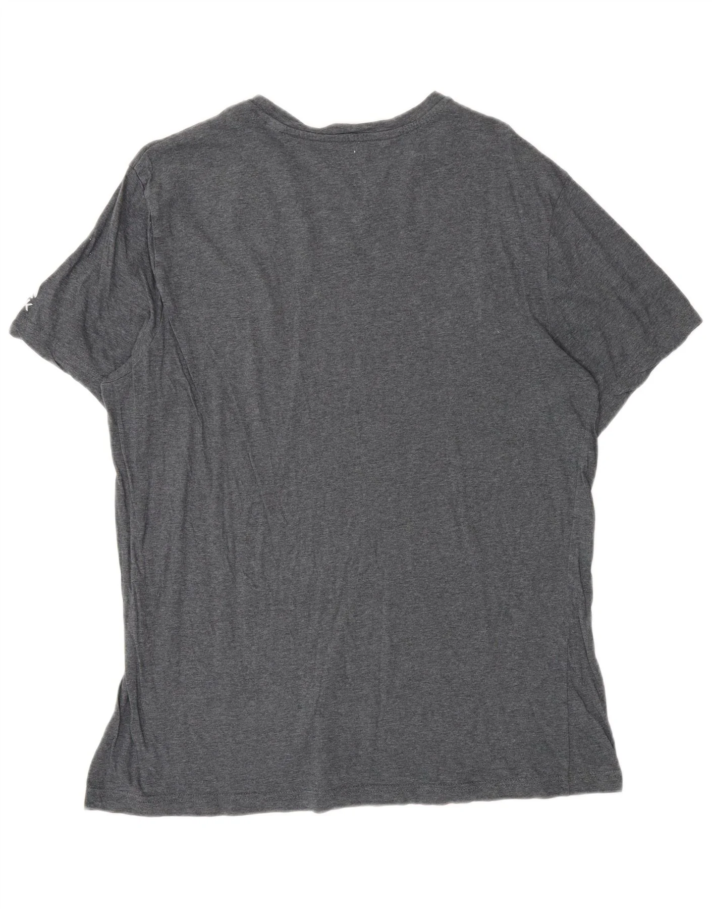 Reebok Mens Graphic T-Shirt Top Large Grey - Image 2