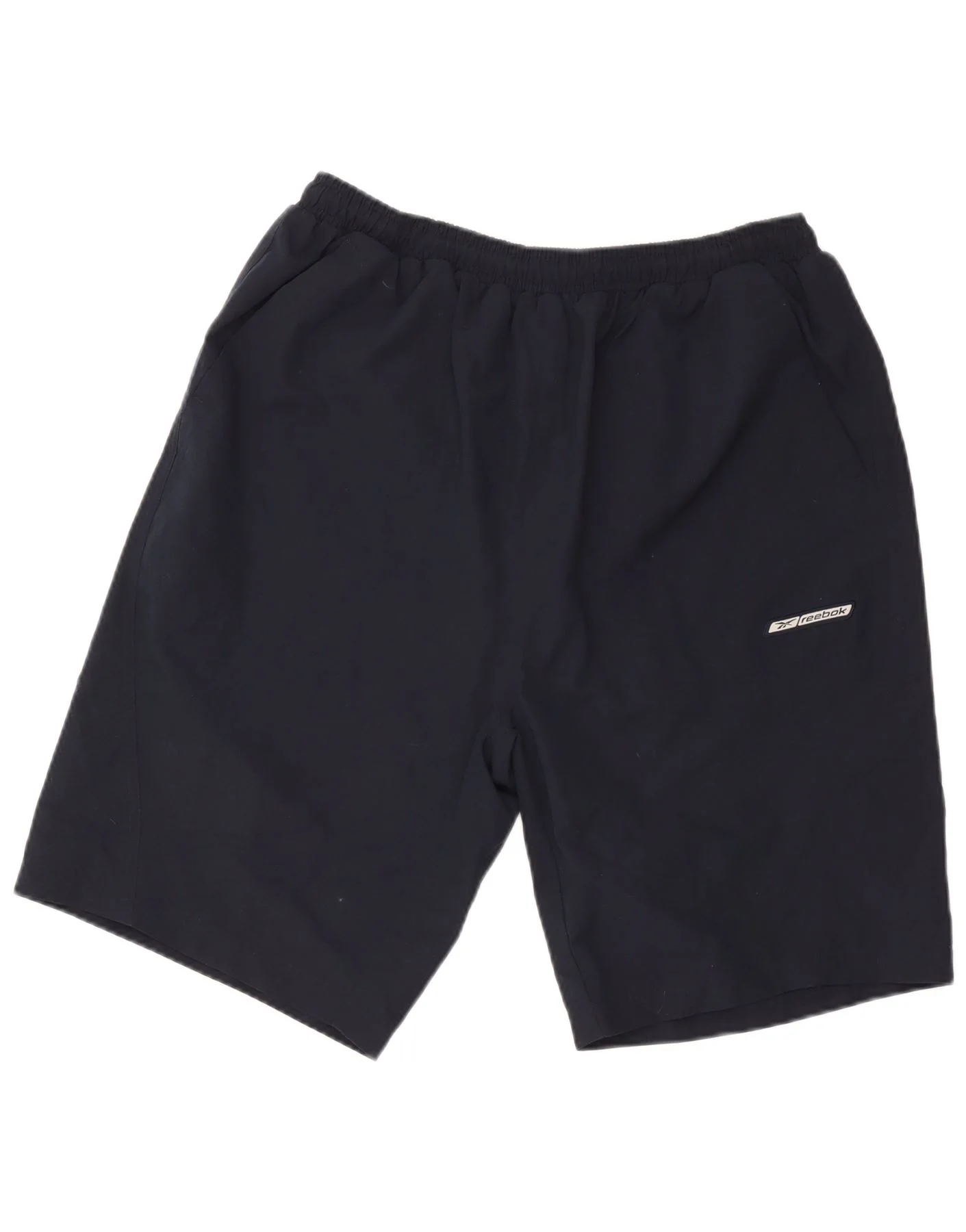 Reebok Mens Sport Shorts XL Navy Blue Polyester