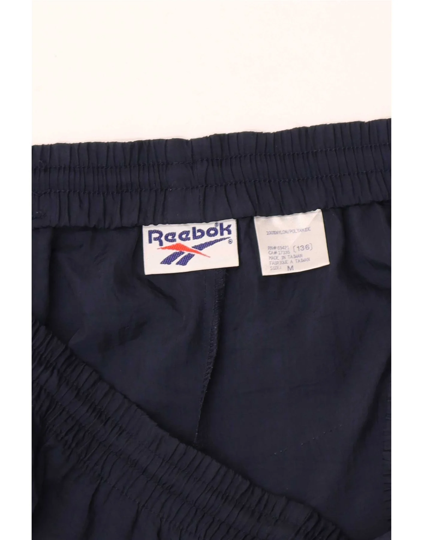 Reebok Mens Tracksuit Trousers Joggers Medium Navy Blue - Image 5
