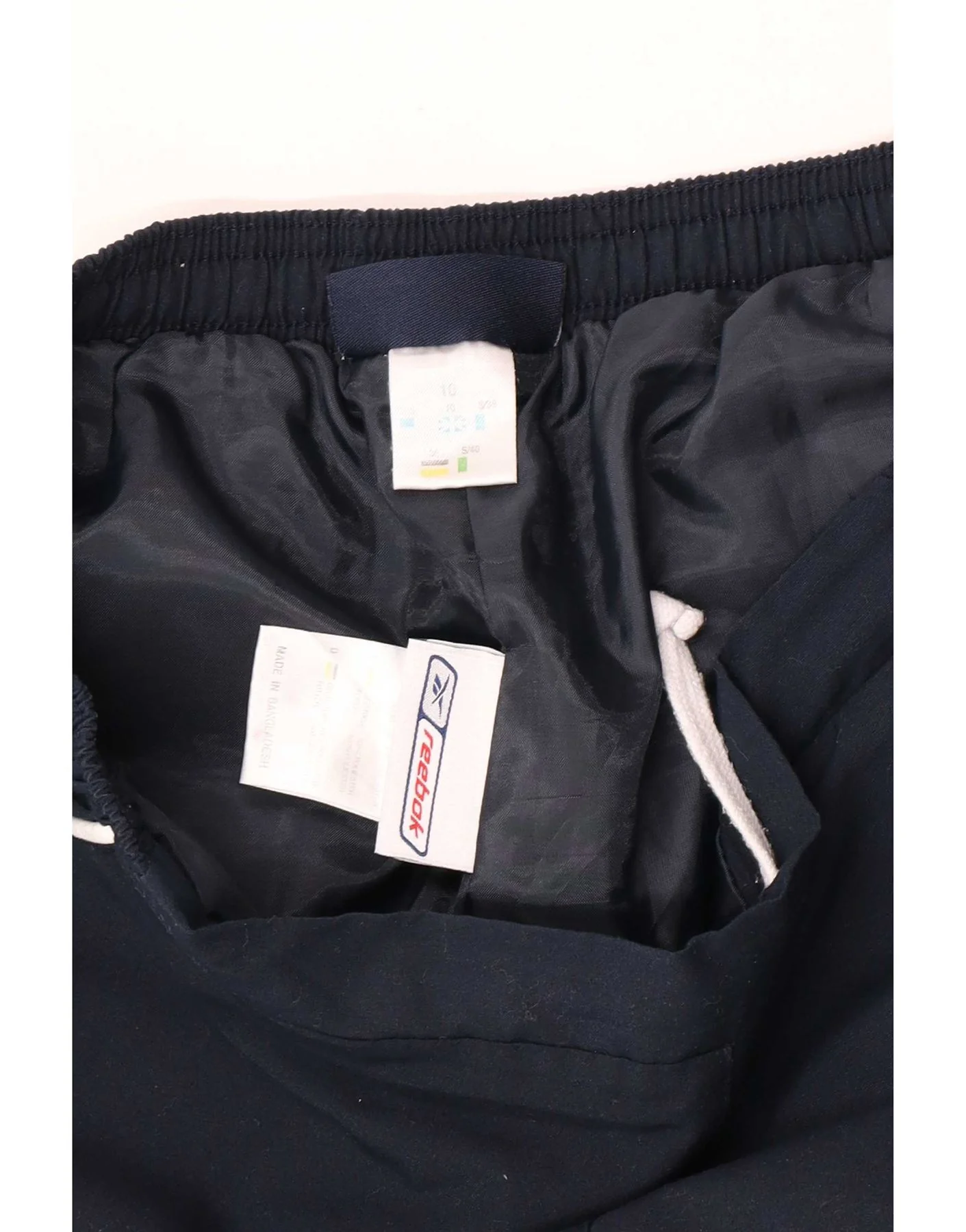Reebok Womens Capri Tracksuit Trousers UK 10 Small Navy Blue Sports - Image 3