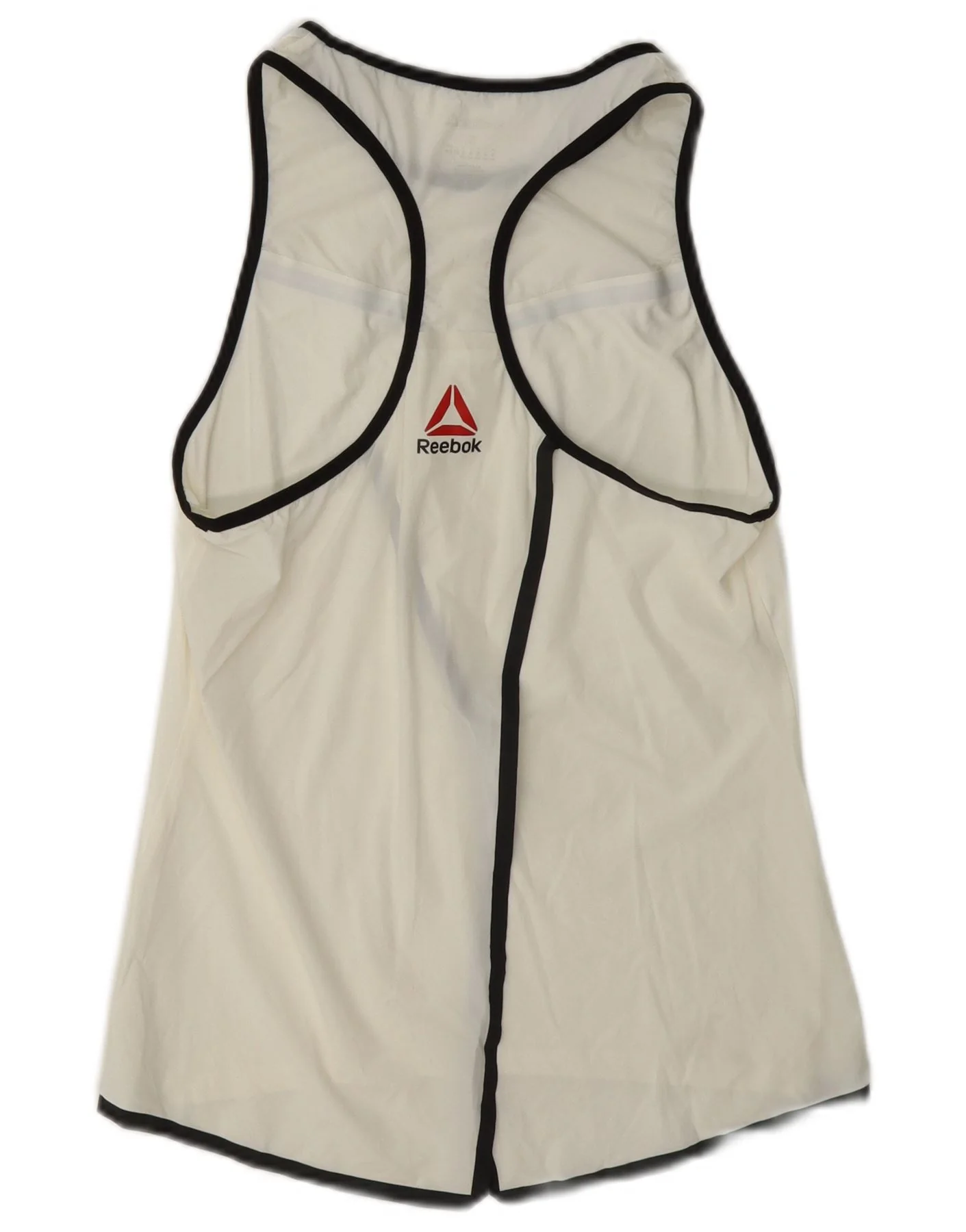 Reebok Womens Graphic Vest Top UK 8/10 Small White - Image 2