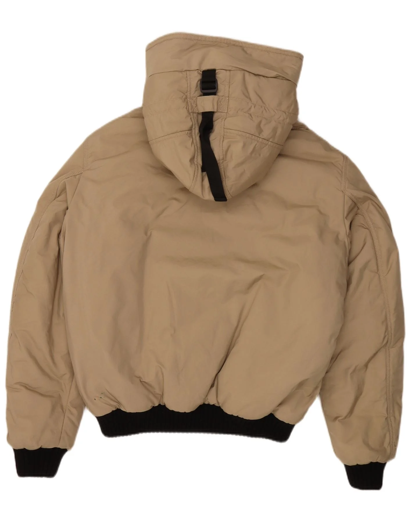 Refrigiwear Mens Hooded Padded Jacket UK 44 2XL Beige Nylon - Image 2