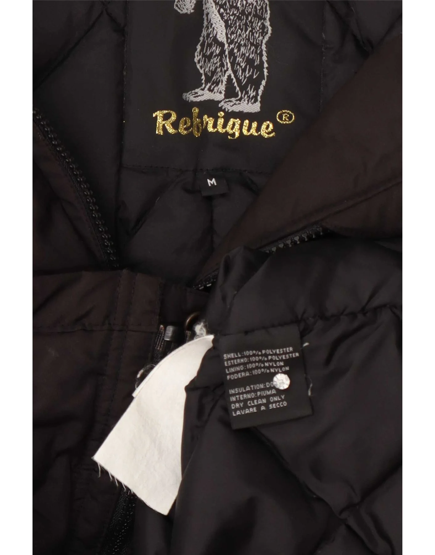 Refrigue Womens Hooded Parka Jacket UK 12 Medium Grey Polyester - Image 5