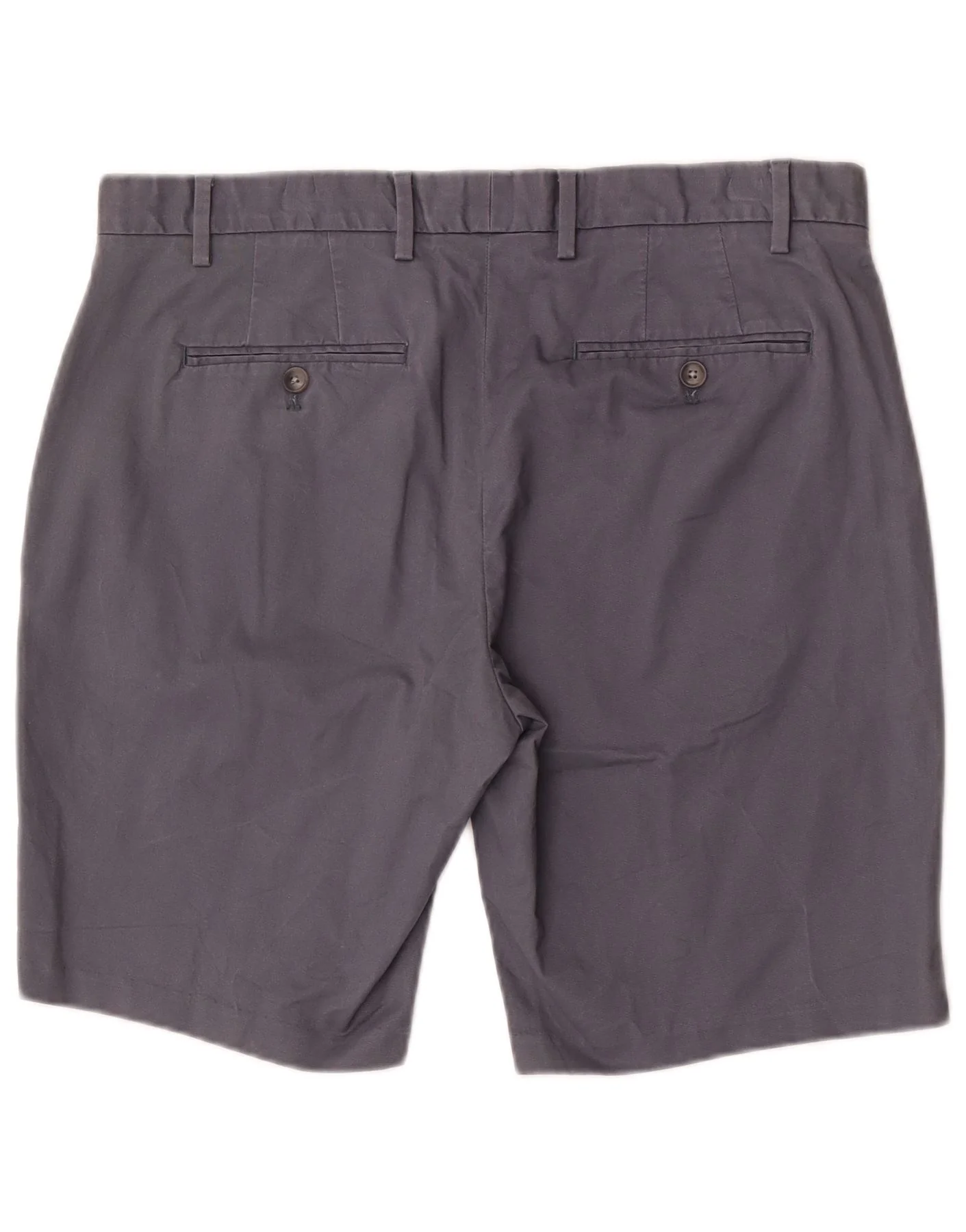 Reiss Mens Chino Shorts W34 Large Navy Blue Cotton - Image 2