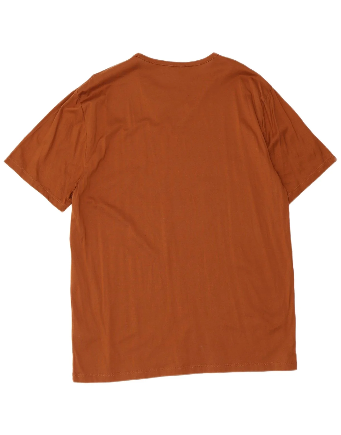 Reiss Mens T-Shirt Top 2XL Brown Cotton - Image 2