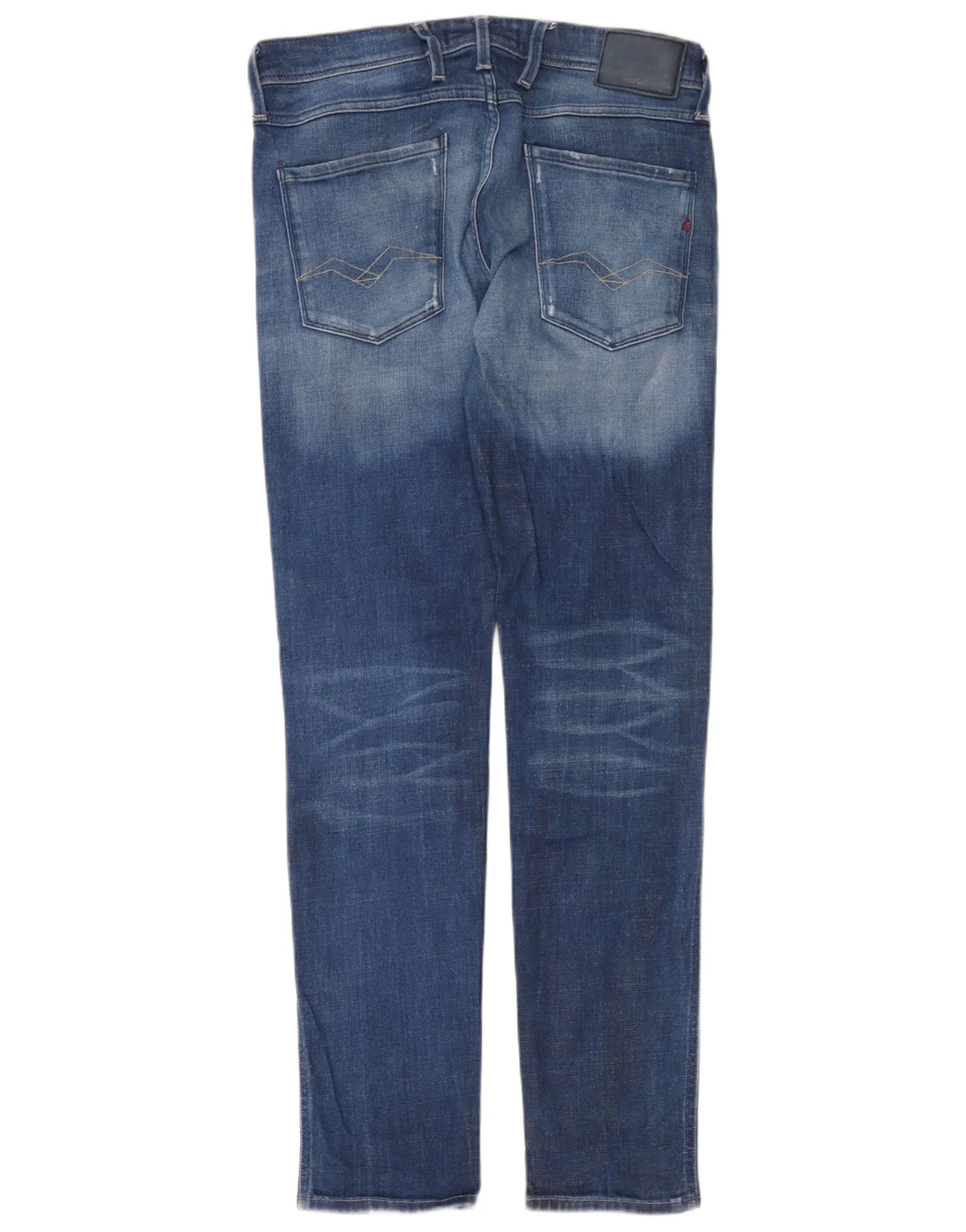 Replay Mens Slim Jeans W32 L32 Blue Cotton - Image 2