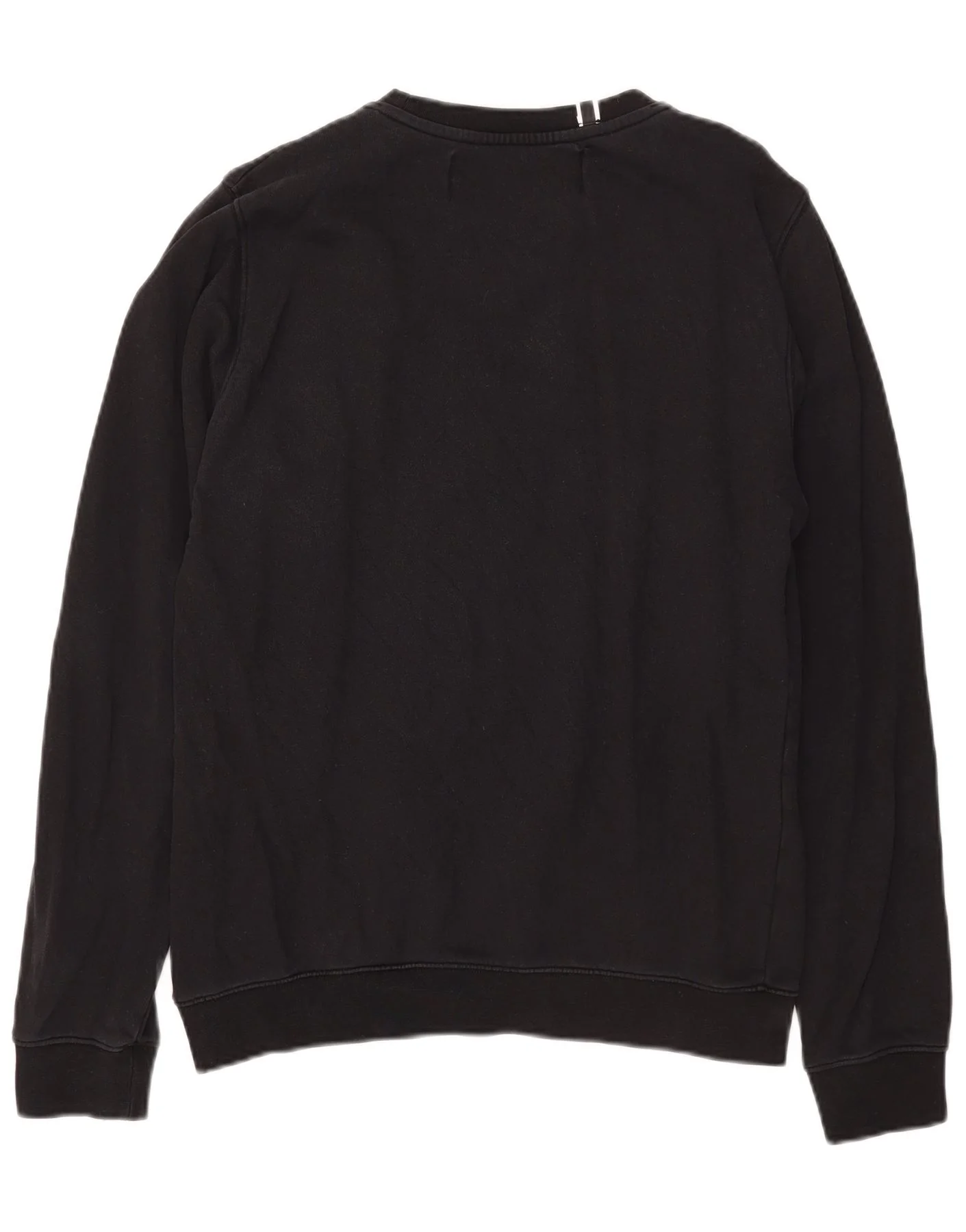 Replay Womens Sweatshirt Jumper UK 16 Large Black Cotton - Image 2