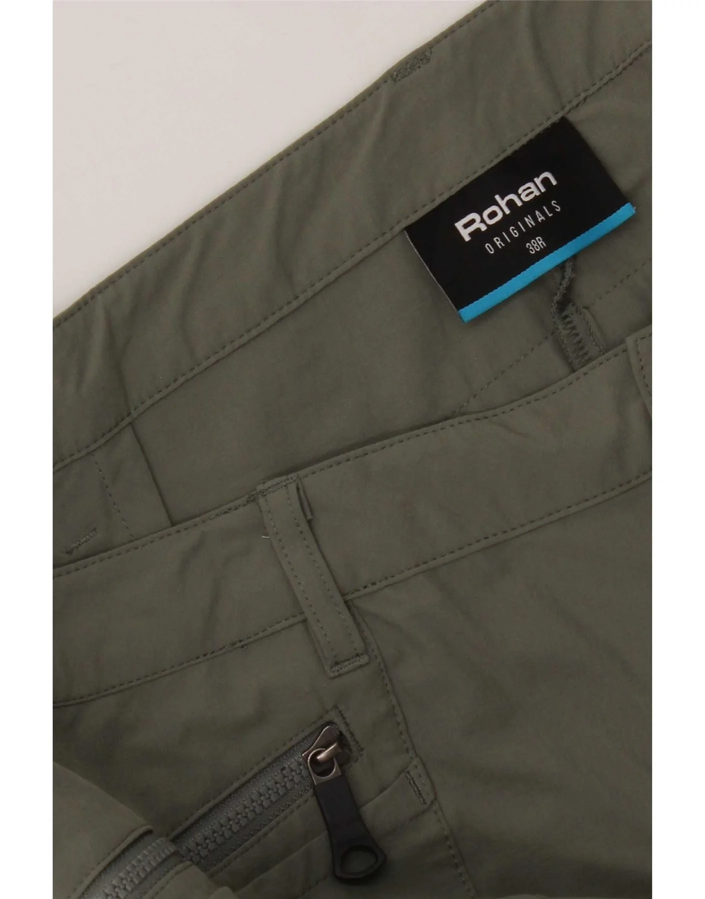 Rohan Mens Hiking Cargo Trousers W38 L30 Green - Image 3