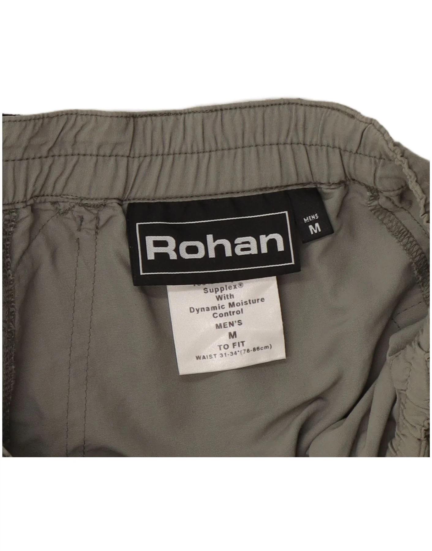 Rohan Mens Straight Cargo Waterproof Trousers Medium W32 L29 Khaki - Image 4