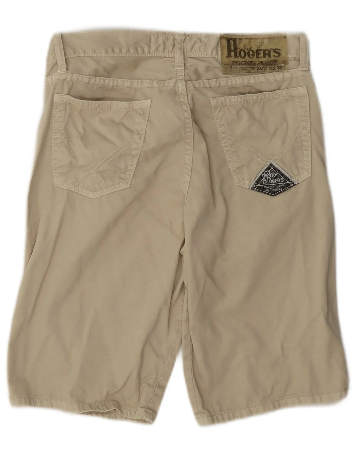 Roy Rogers Mens Casual Shorts W30 Medium Beige - Image 2