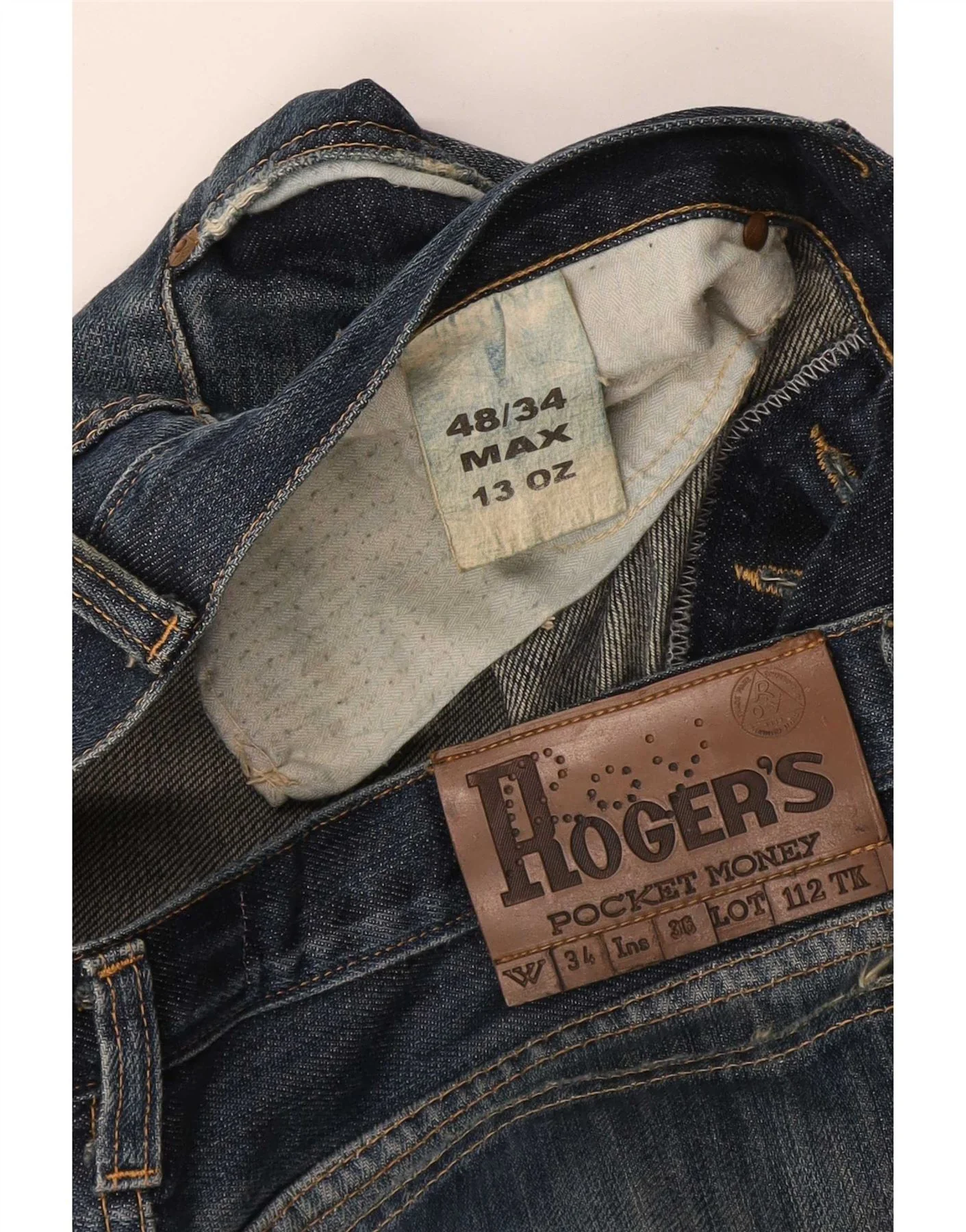 Roy Rogers Womens Distressed High Waist Bootcut Jeans IT 48 XL W34 L34 Blue - Image 3