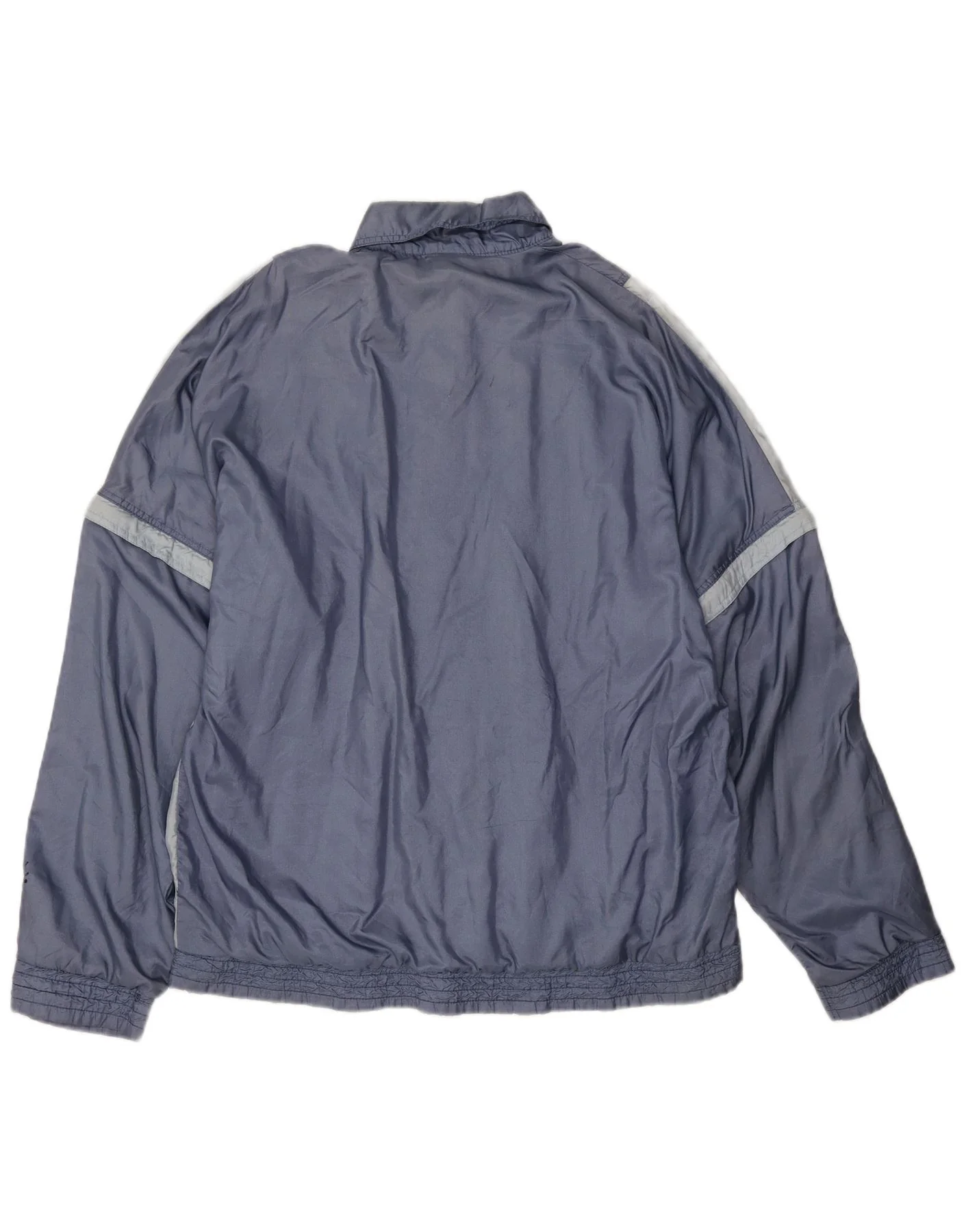 Rucanor Mens Unisex Tracksuit Top Jacket UK 44 XL Navy Blue Colourblock - Image 2