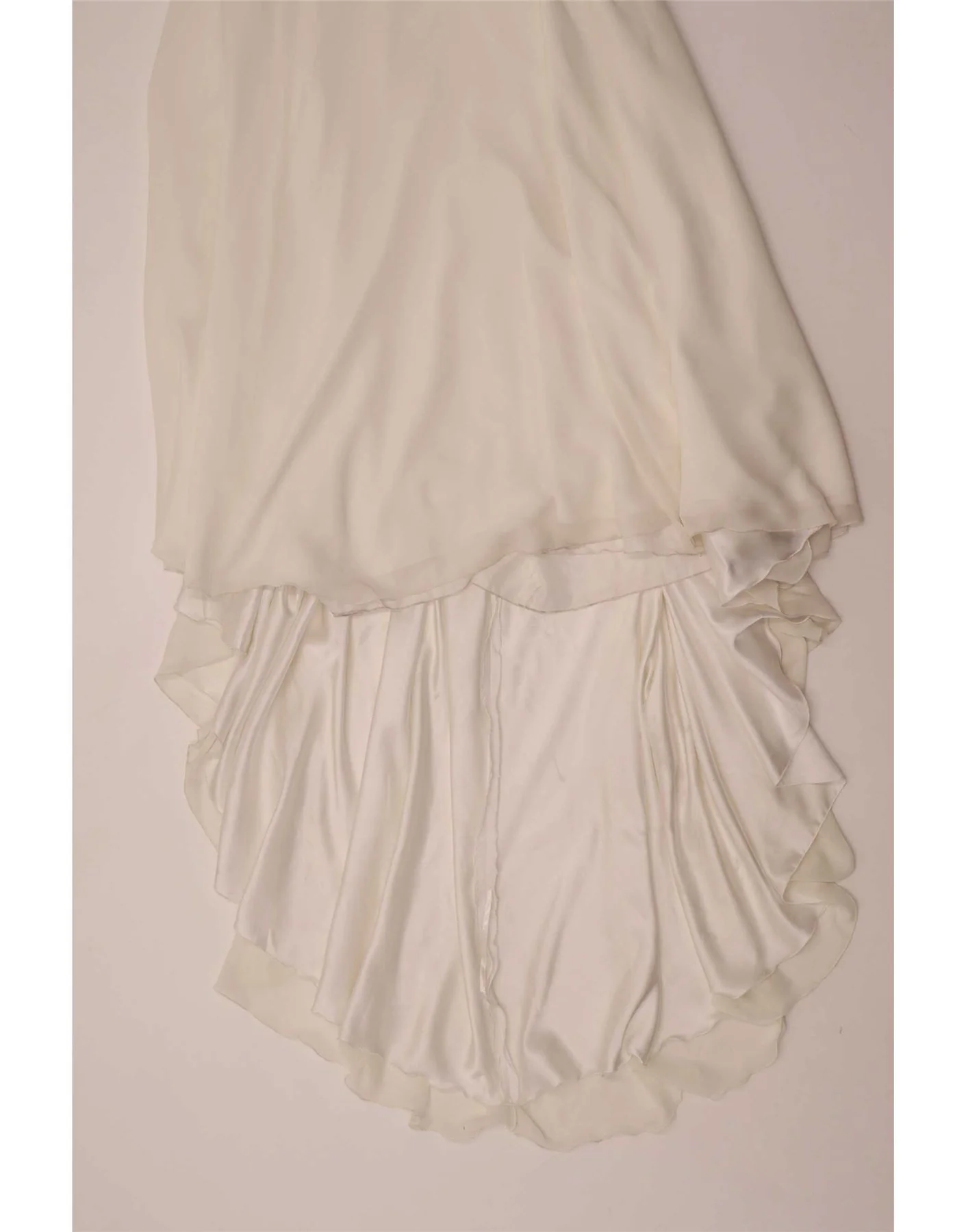 Sallie Bee Womens Maxi Dress UK 14 Medium White Silk Festival - Image 4