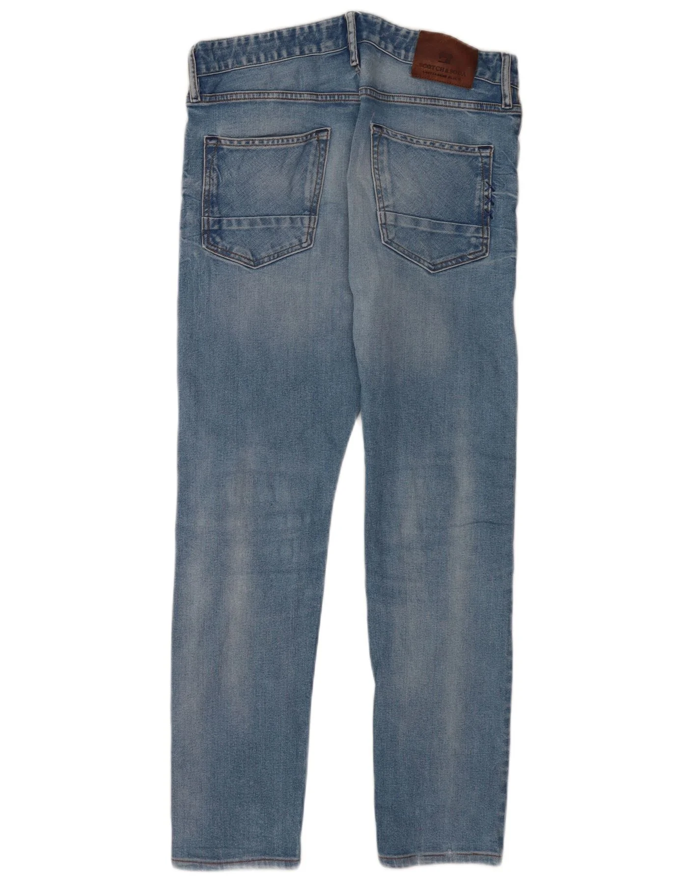 Scotch & Soda Mens Ralston Slim Jeans W31 L29 Blue Cotton - Image 2