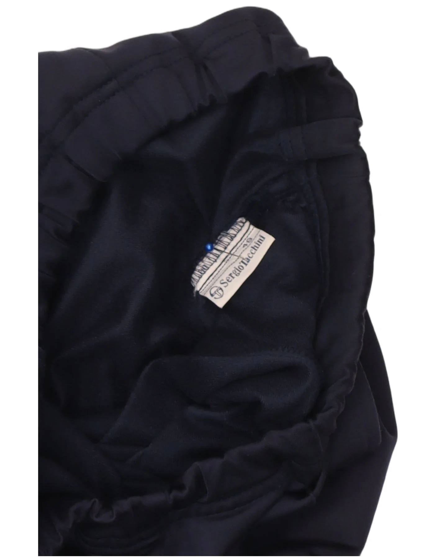 Sergio Tacchini Mens Tracksuit Trousers IT 48 Medium Navy Blue - Image 3