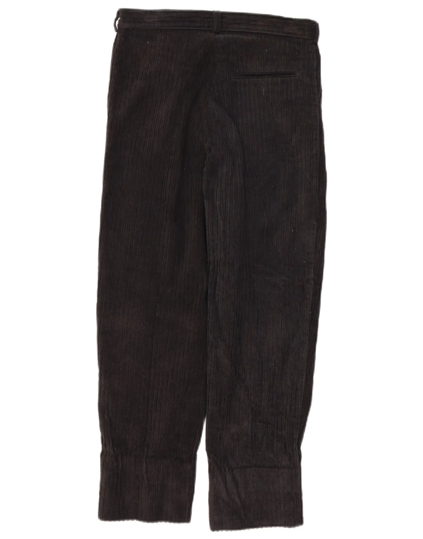 St. Bernard Womens Pegged Corduroy Trousers W28 L26 Black Cotton - Image 2