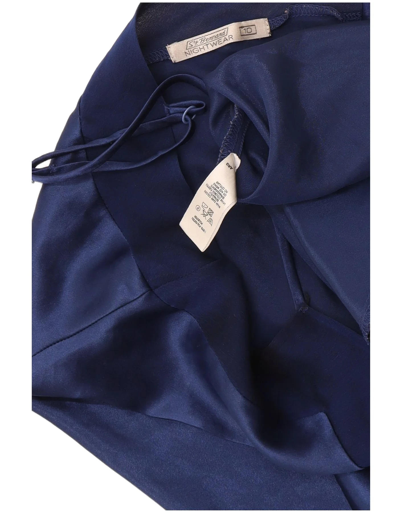 St. Bernard Womens Slip Dress UK 10 Small Navy Blue Polyester - Image 3