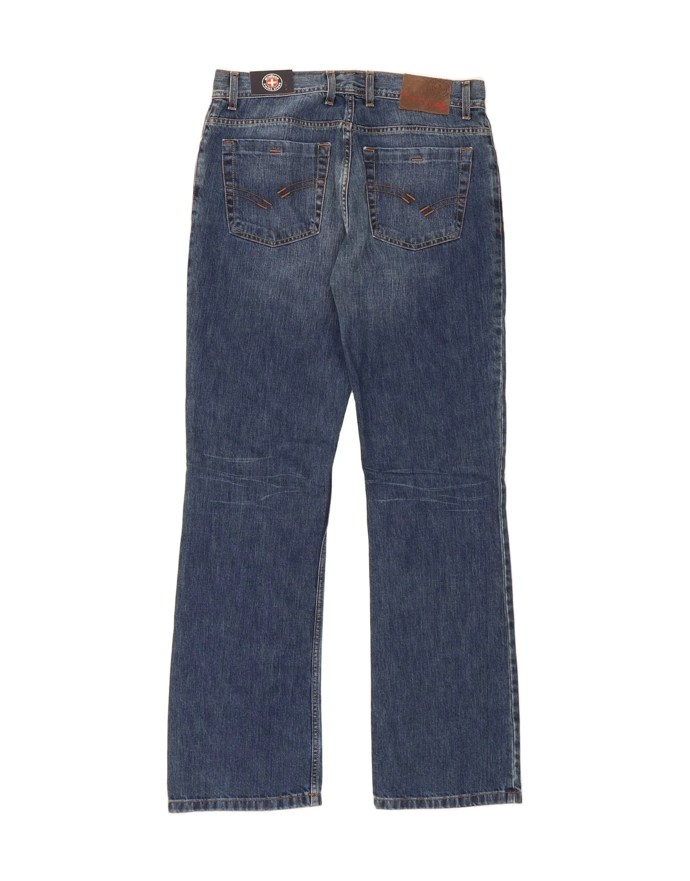 STRELLSON Mens Bootcut Jeans W32 L32 Blue Cotton - Image 2