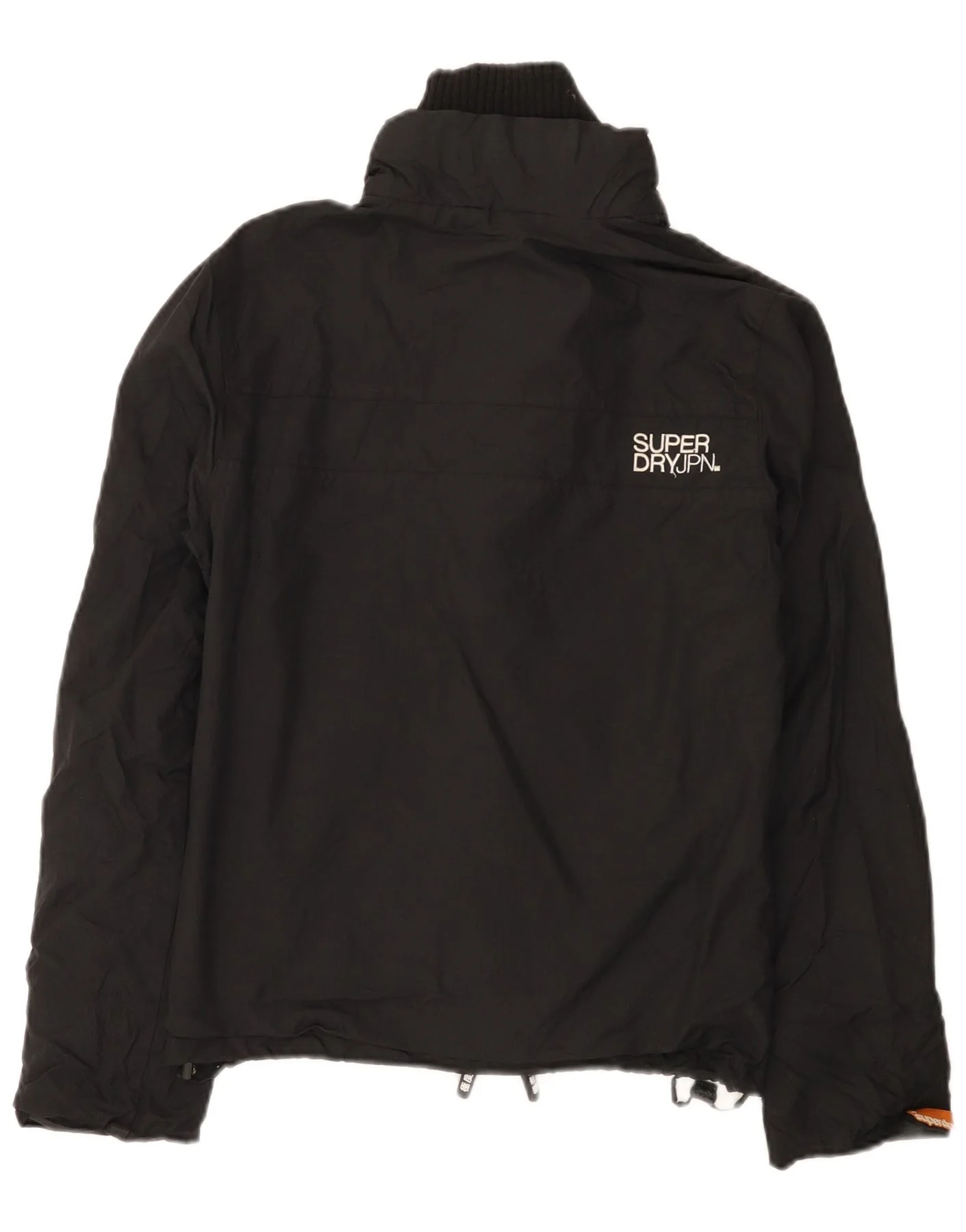 Superdry Girls Graphic Rain Jacket 11-12 Years Large Black Nylon - Image 2