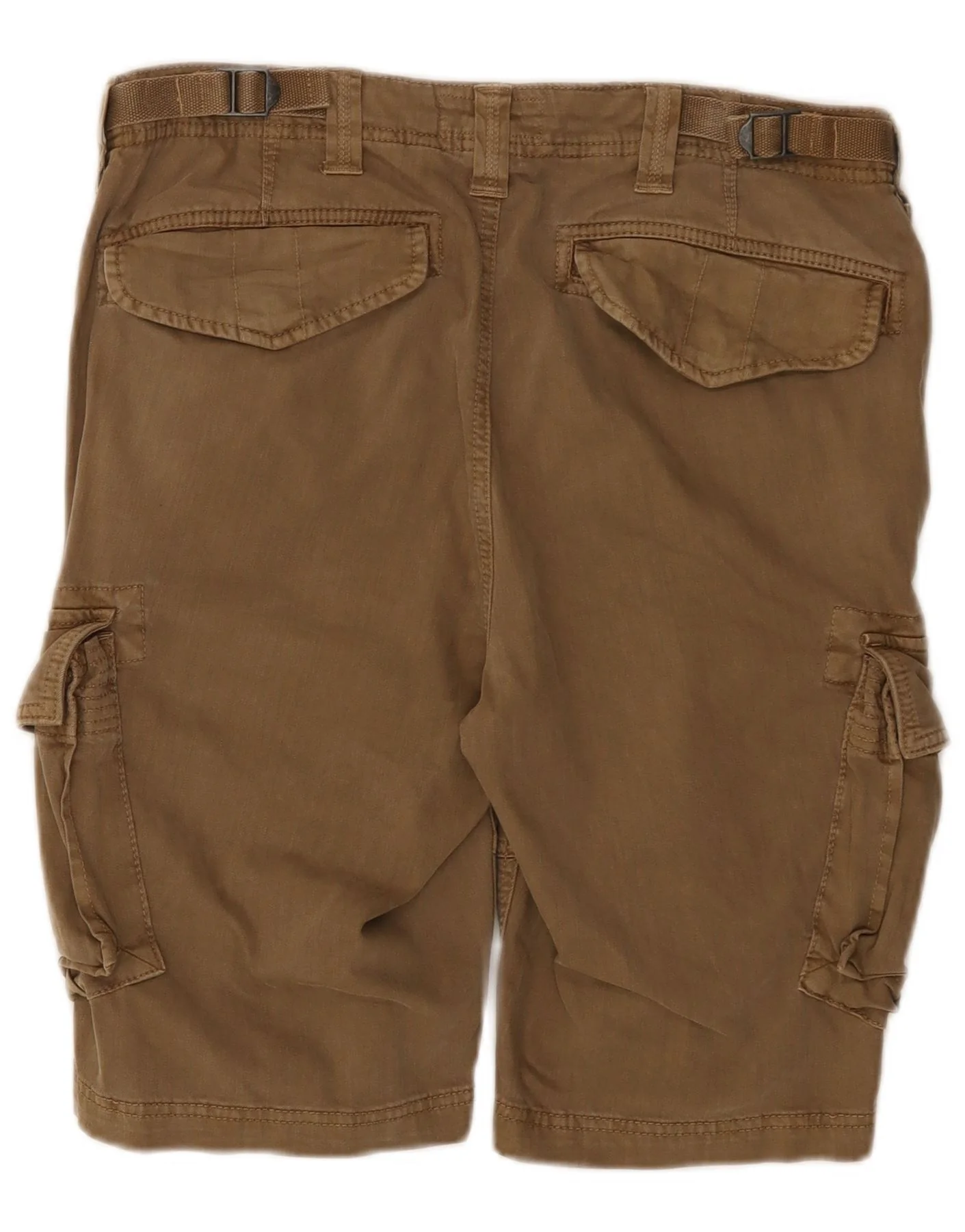 Superdry Mens Cargo Shorts W32 Medium Khaki Cotton - Image 2