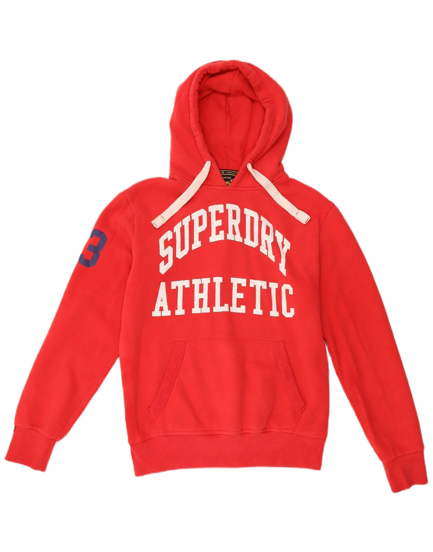Superdry Mens Graphic Hoodie Jumper Large Red