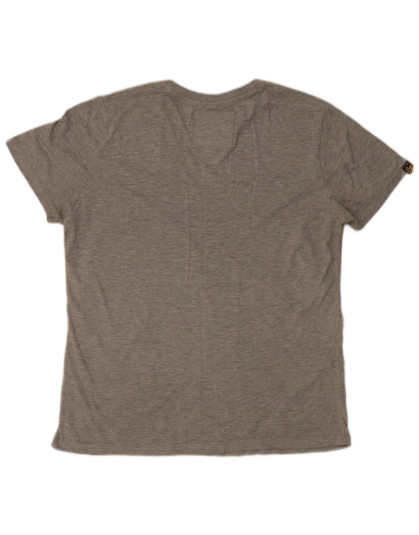 Superdry Mens Graphic T-Shirt Top XL Grey Cotton - Image 2