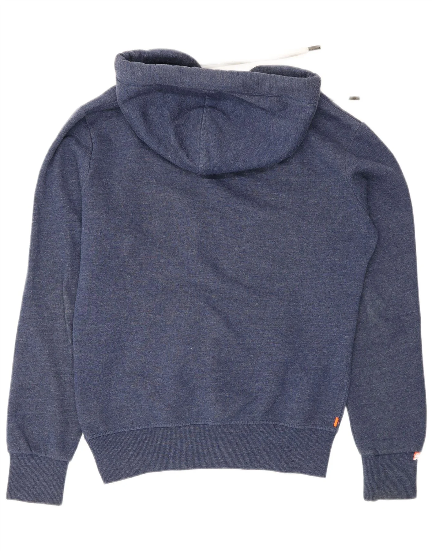 Superdry Mens Regular Fit Hoodie Jumper Small Blue Cotton - Image 2