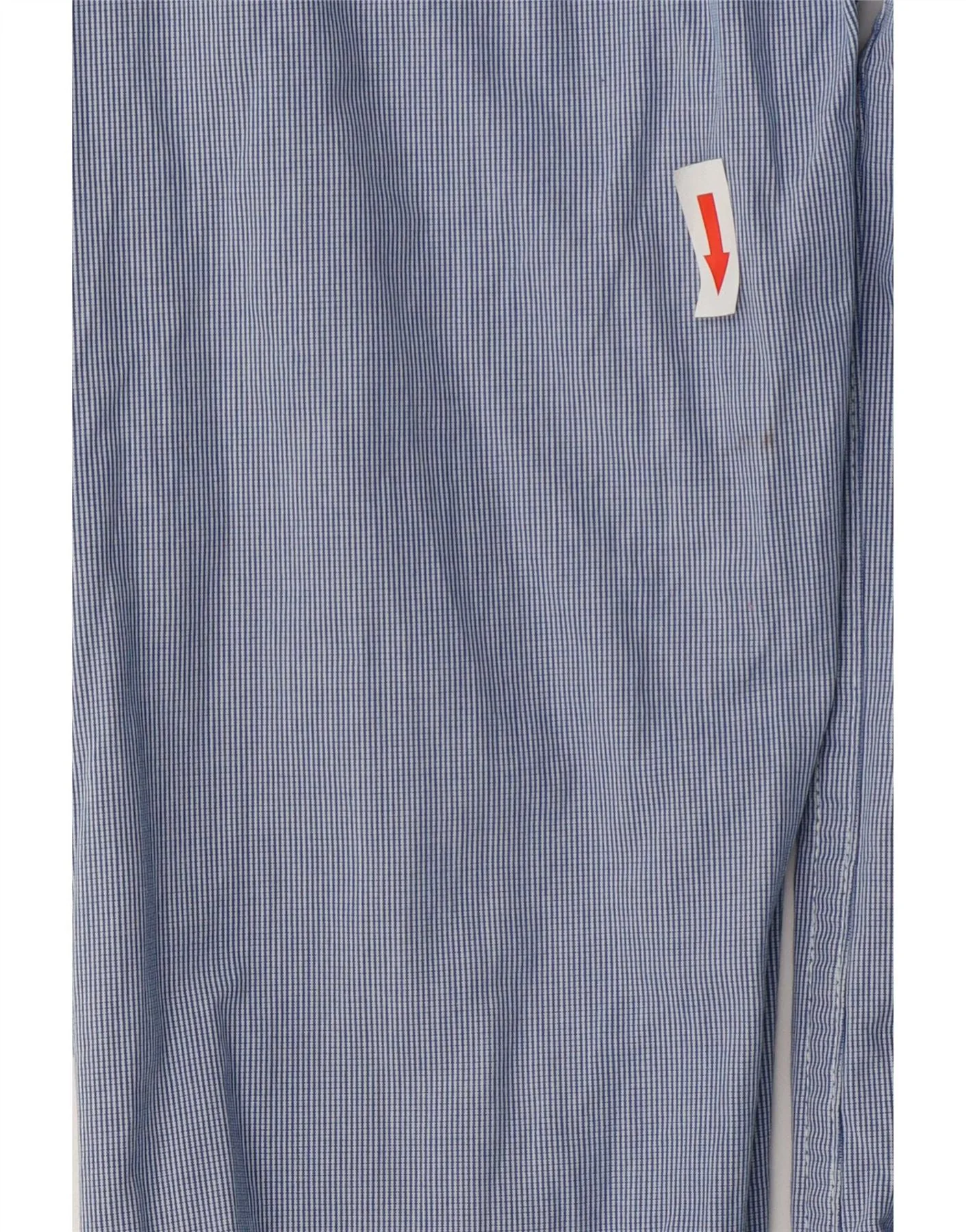 Superdry Mens Shirt Medium Blue Check Cotton - Image 3