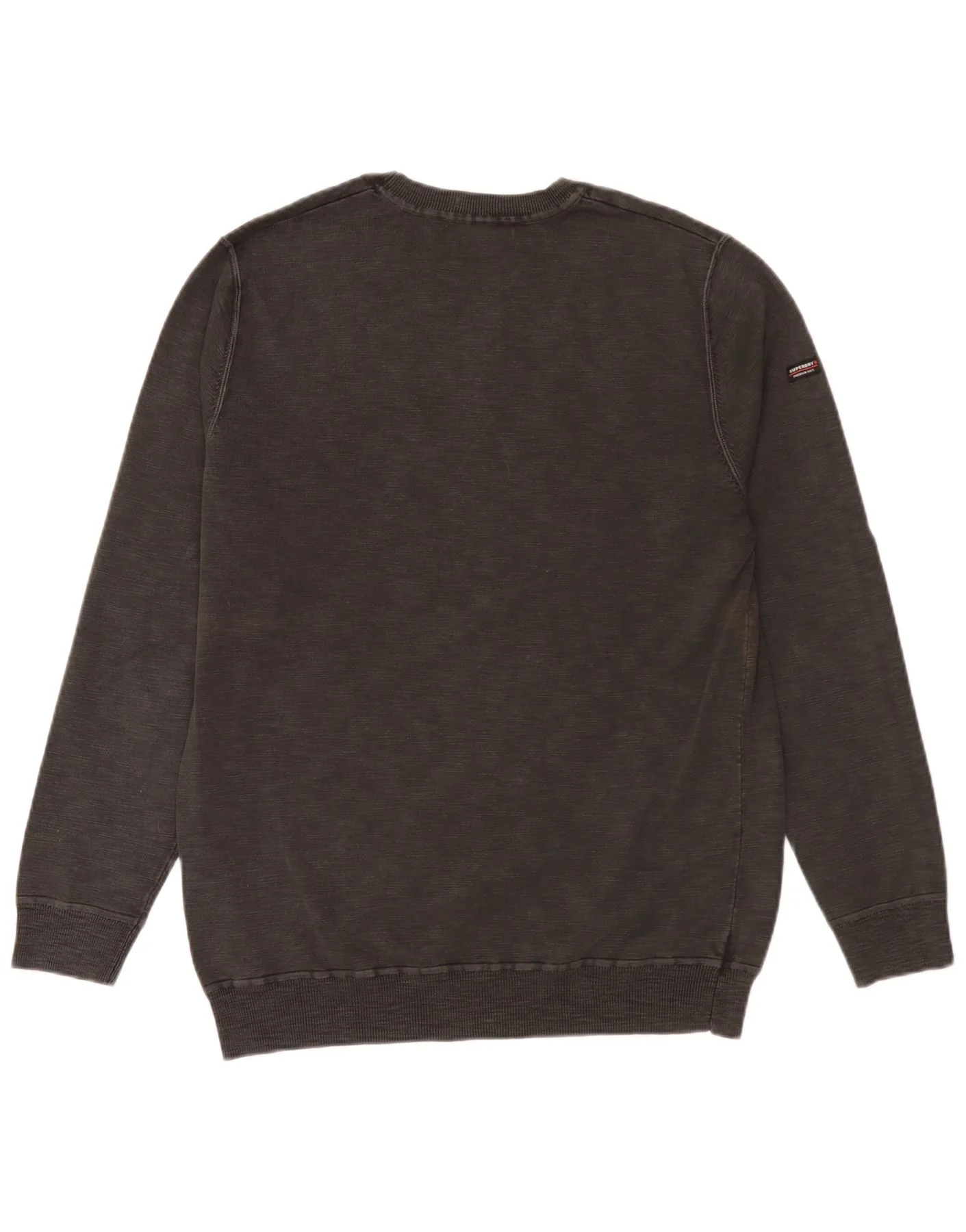 Superdry Mens Sweatshirt Jumper 2XL Grey Cotton - Image 2