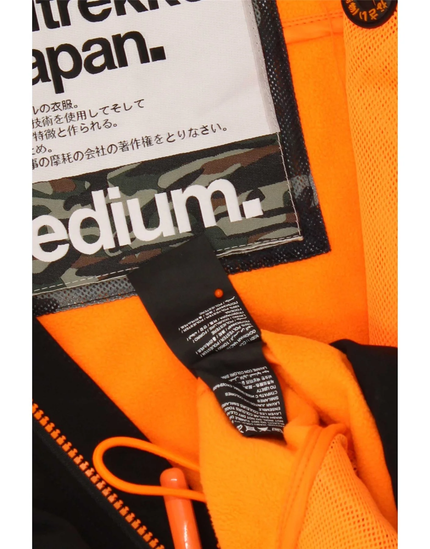 Superdry Mens The Windtrekker Graphic Windbreaker Jacket UK 38 Medium Black - Image 4