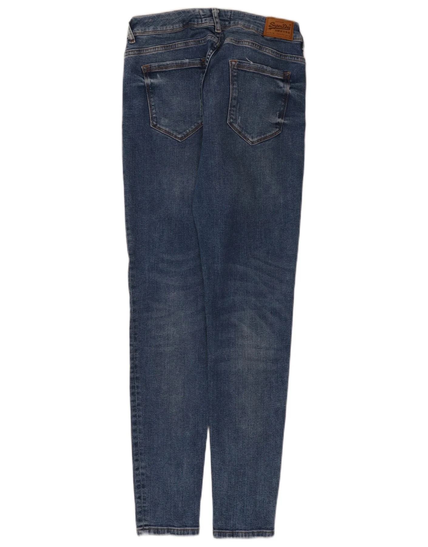 Superdry Womens Cassie Skinny Jeans W32 L30 Blue Cotton - Image 2