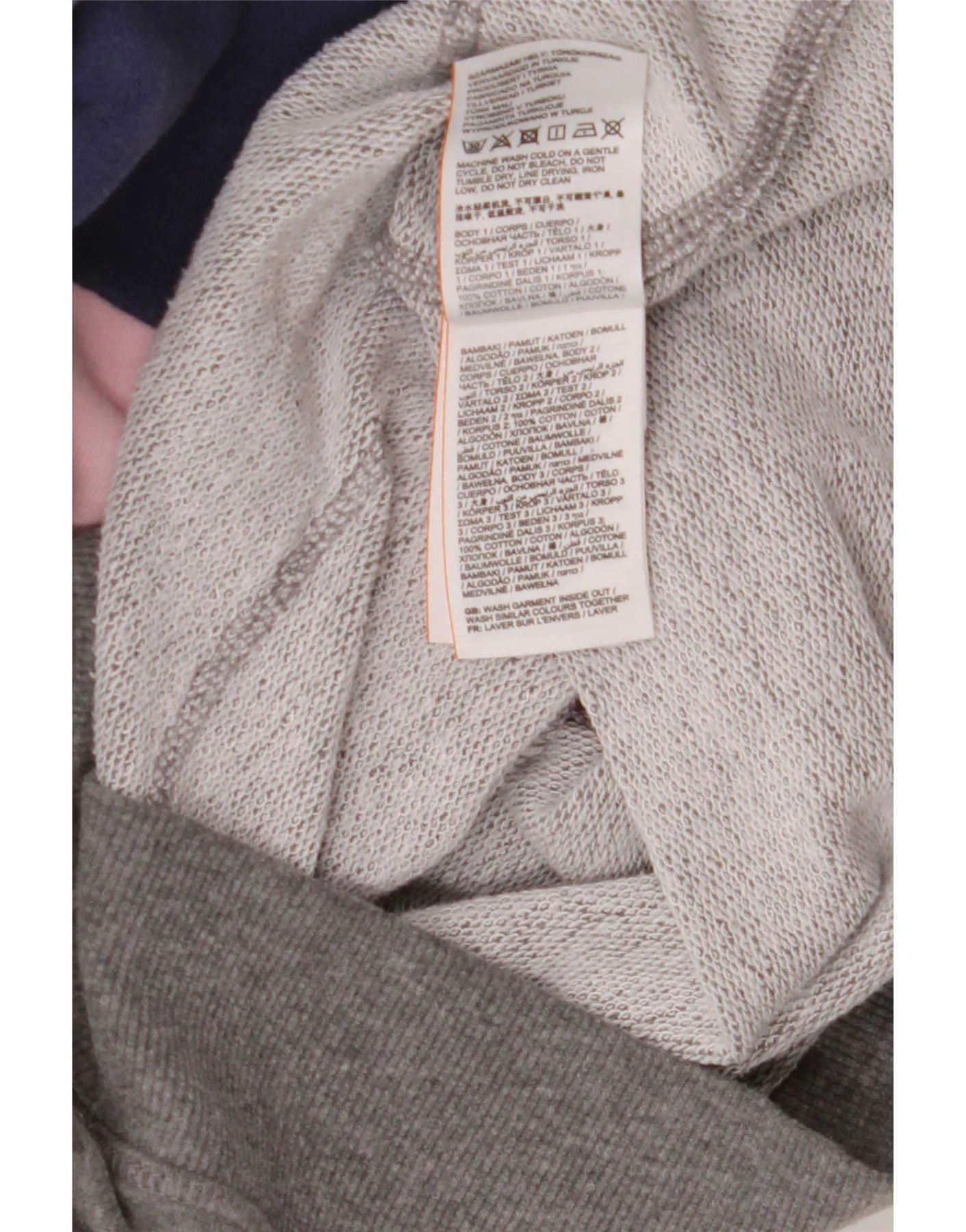 Superdry Womens Graphic Hoodie Jumper UK 10 Small Multicoloured Colourblock - Image 3