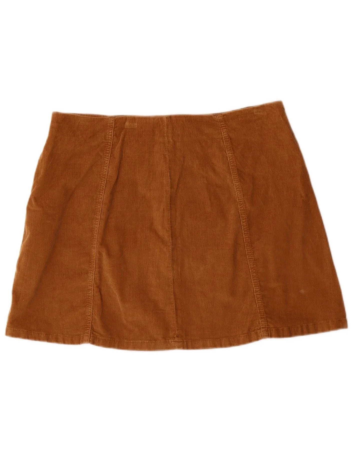 Superdry Womens Low Waist Mini Corduroy Skirt Large W34 Brown Cotton - Image 2