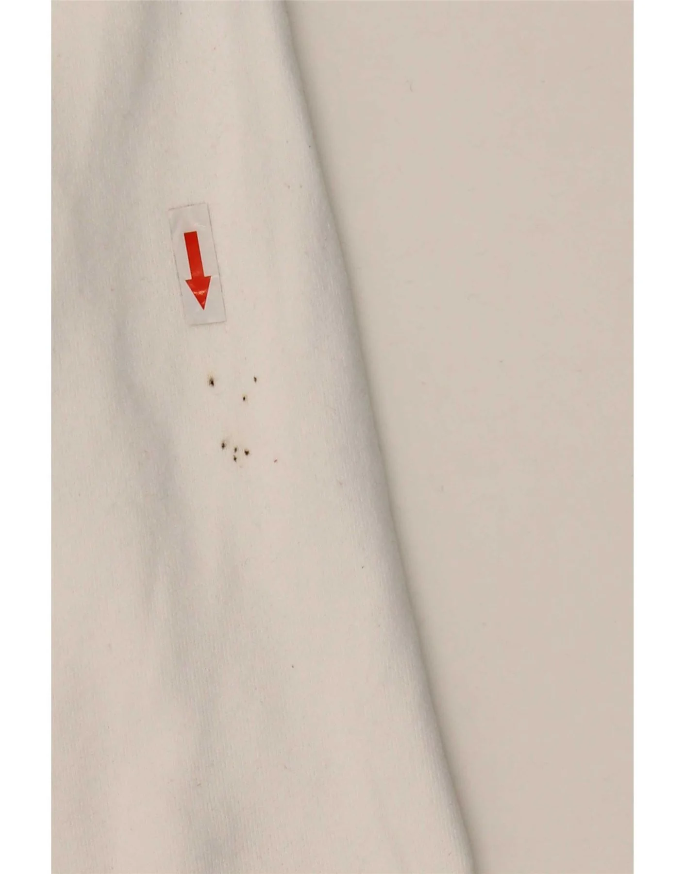 Superdry Womens Oversized Crop Graphic Hoodie Jumper UK 8 Small White - Image 3