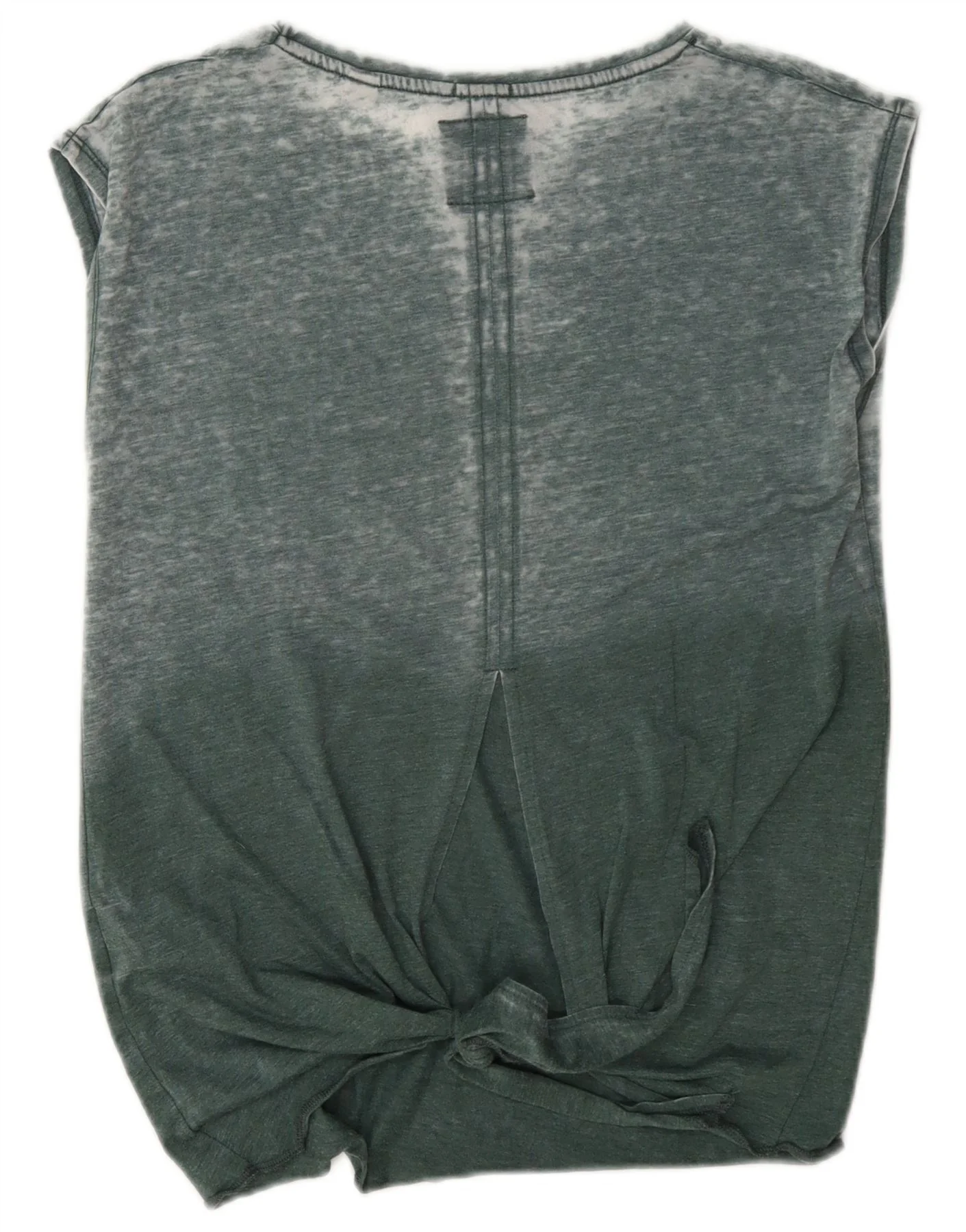 Superdry Womens Oversized Graphic Vest Top UK 8 Small Green Cotton - Image 2