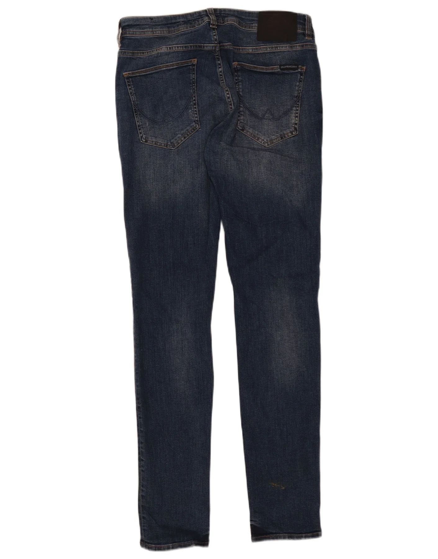 Superdry Womens Skinny Jeans W32 L32 Blue Cotton - Image 2