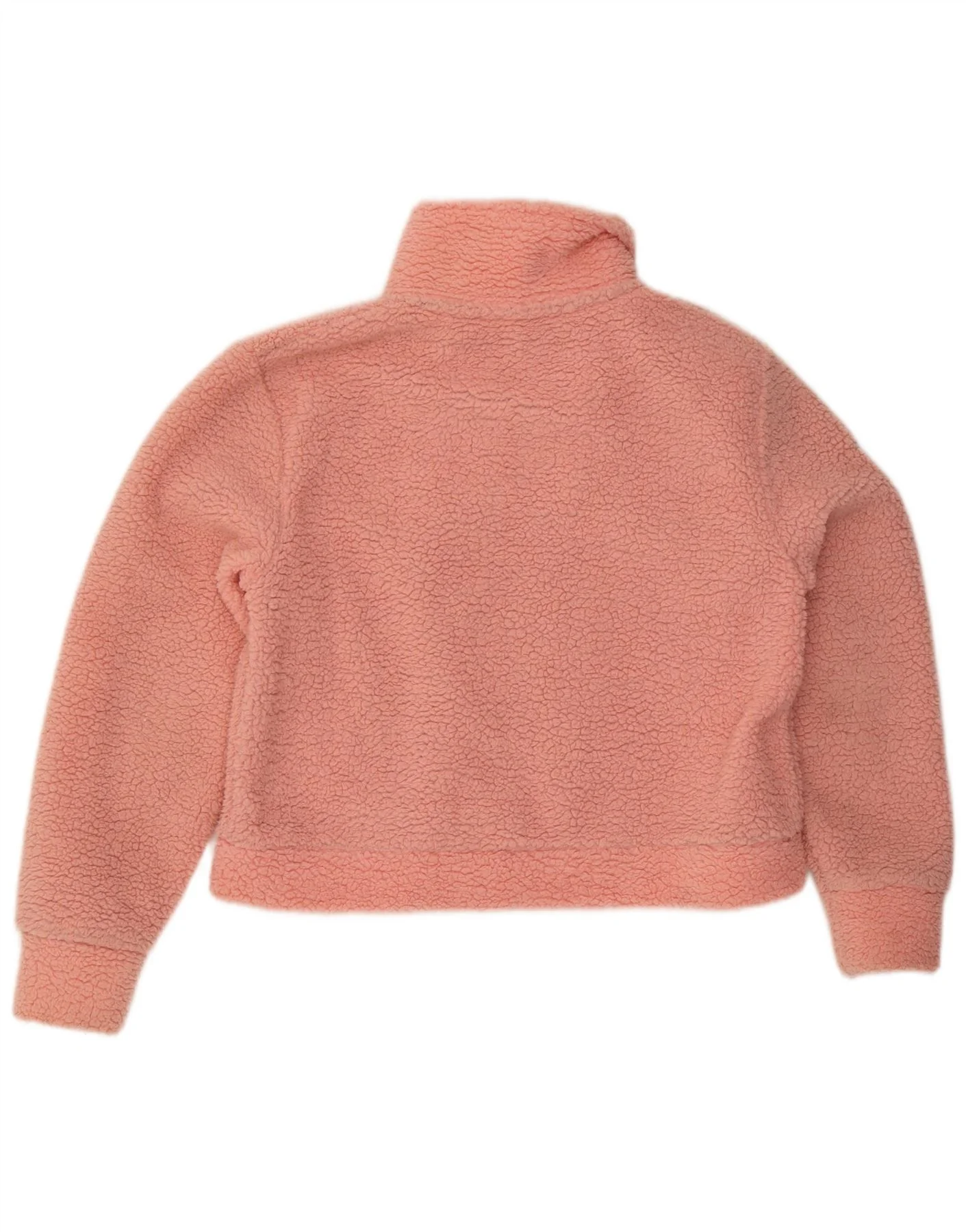 Superdry Womens Teddy Bear Oversized Fleece Jacket UK 10 Small Pink - Image 2