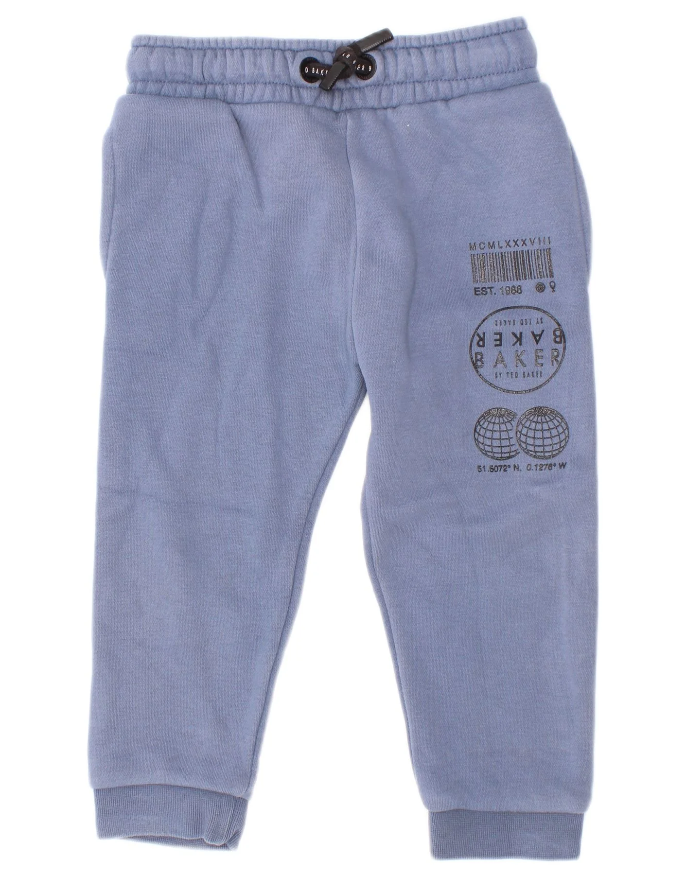 Ted Baker Baby Boys Graphic Joggers Tracksuit Trousers 18-24 Months Blue