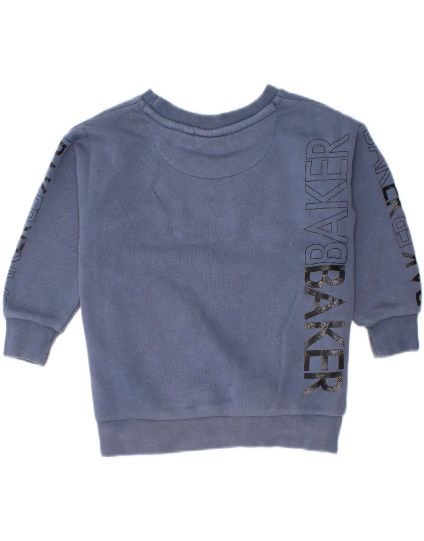 Ted Baker Baby Boys Graphic Sweatshirt Jumper 18-24 Months Navy Blue Cotton - Image 2