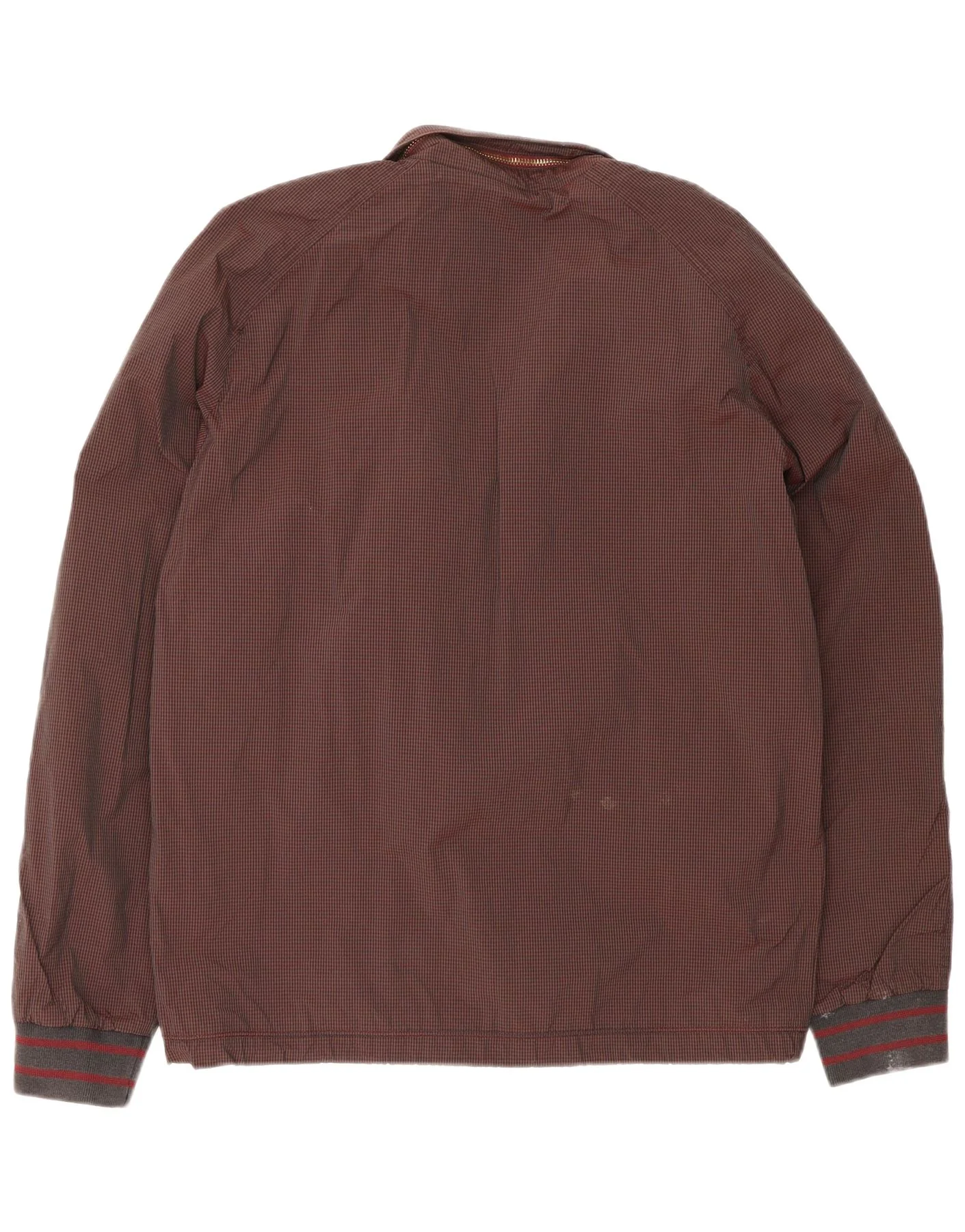 Ted Baker Mens Bomber Jacket Size 4 Large Brown Check - Image 2
