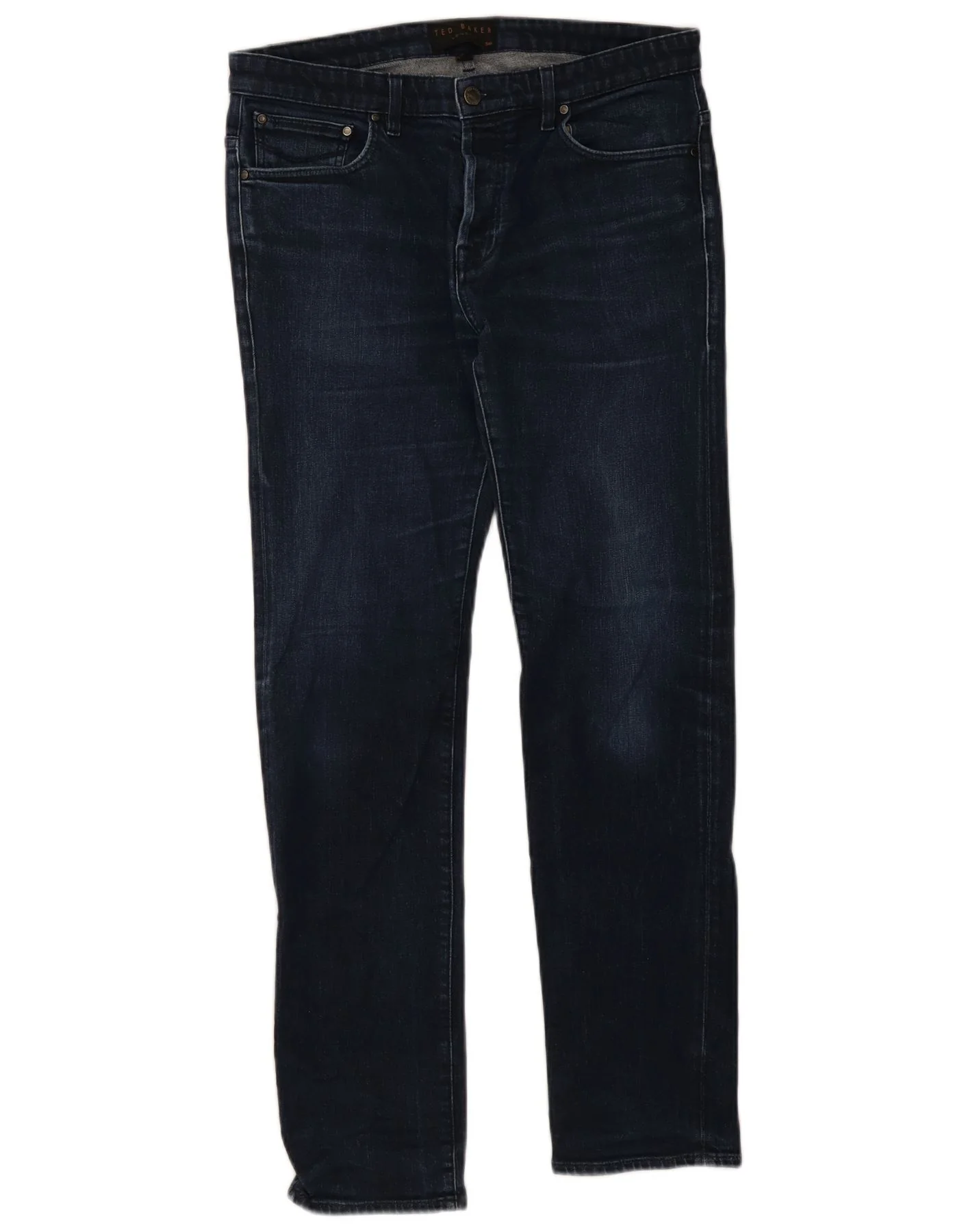 Ted Baker Mens Regular Slim Jeans W34 L32 Blue