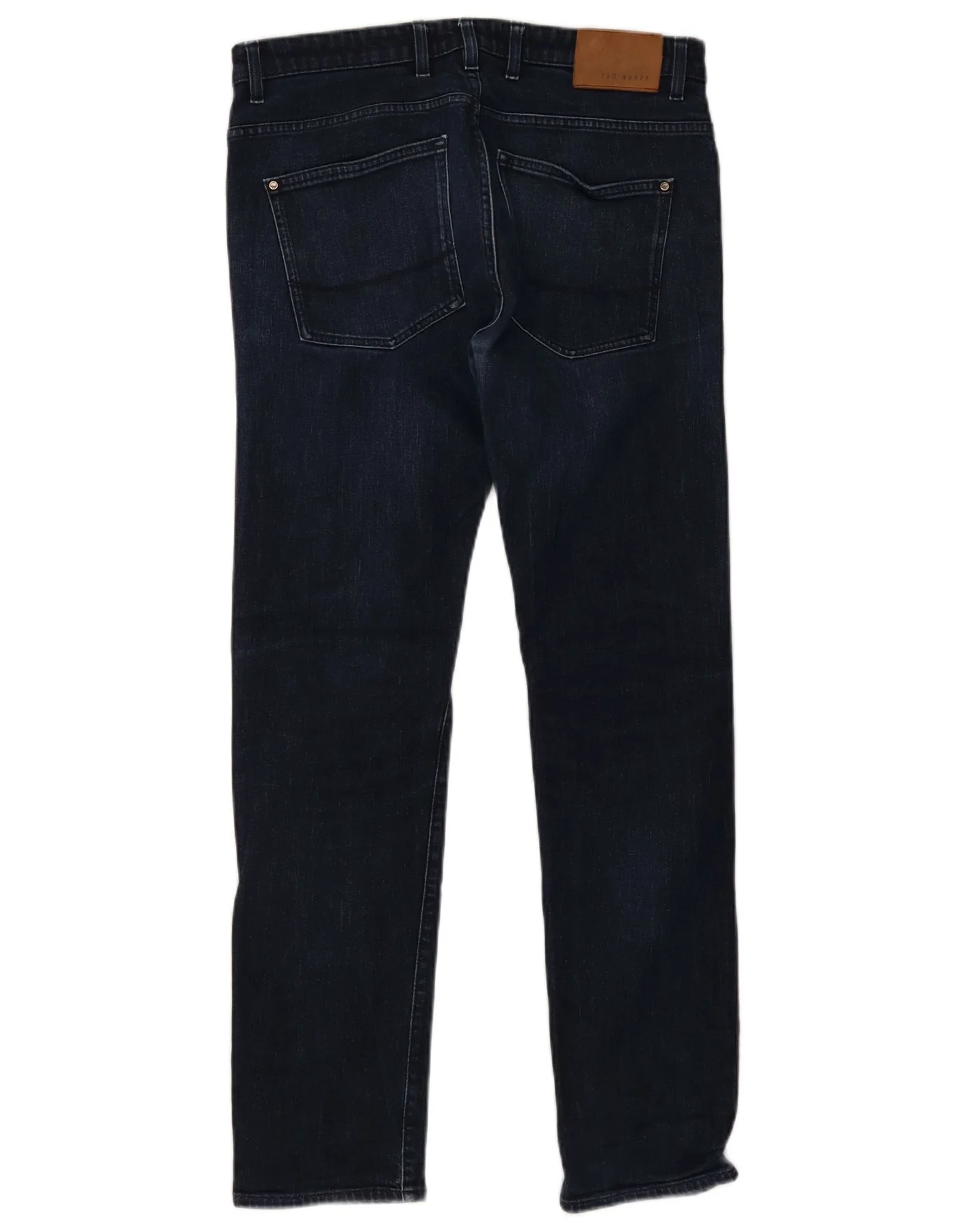 Ted Baker Mens Regular Slim Jeans W34 L32 Blue - Image 2