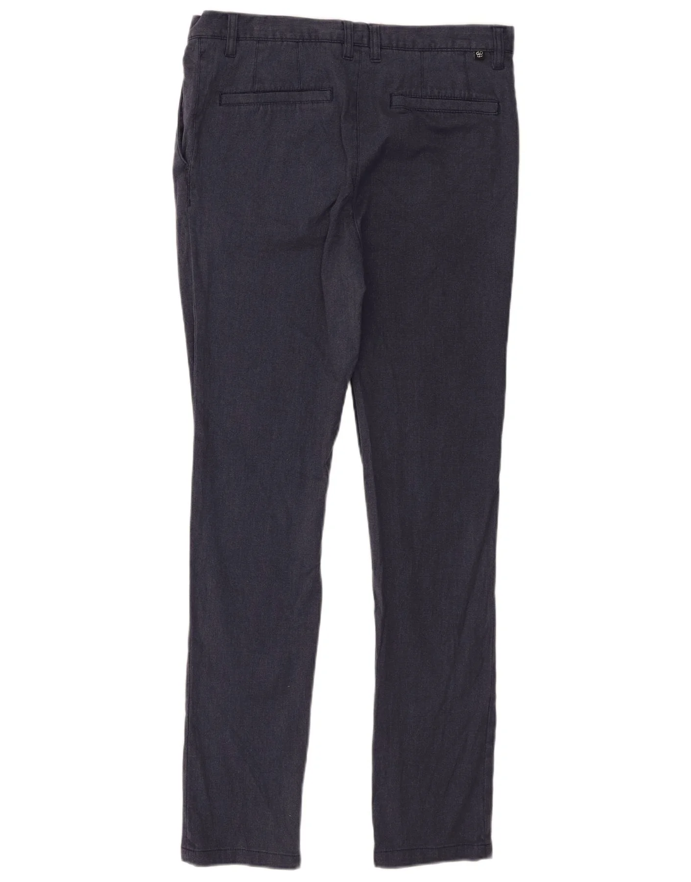 Ted Baker Mens Slim Chino Trousers W30 L31 Navy Blue Polyester - Image 2