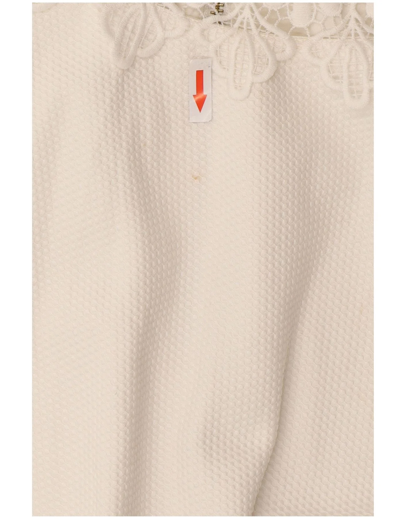 Ted Baker Womens Sleeveless A-Line Dress UK 4 XS White Polyester - Image 4