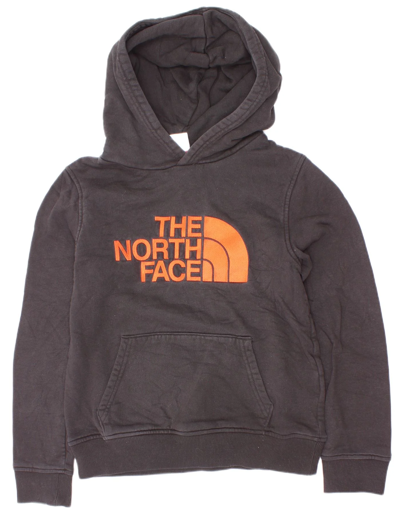 The North Face Boys Graphic Hoodie Jumper 9-10 Years Medium Black Cotton