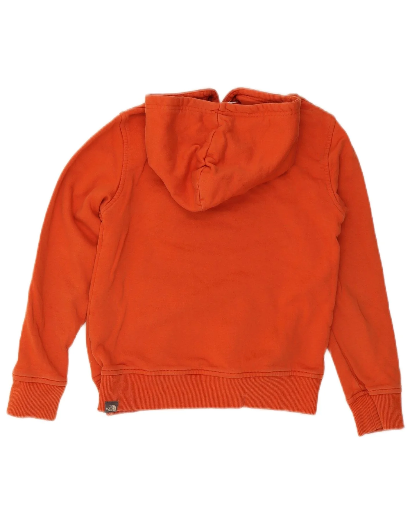 The North Face Boys Graphic Hoodie Jumper 9-10 Years Medium Orange - Image 2