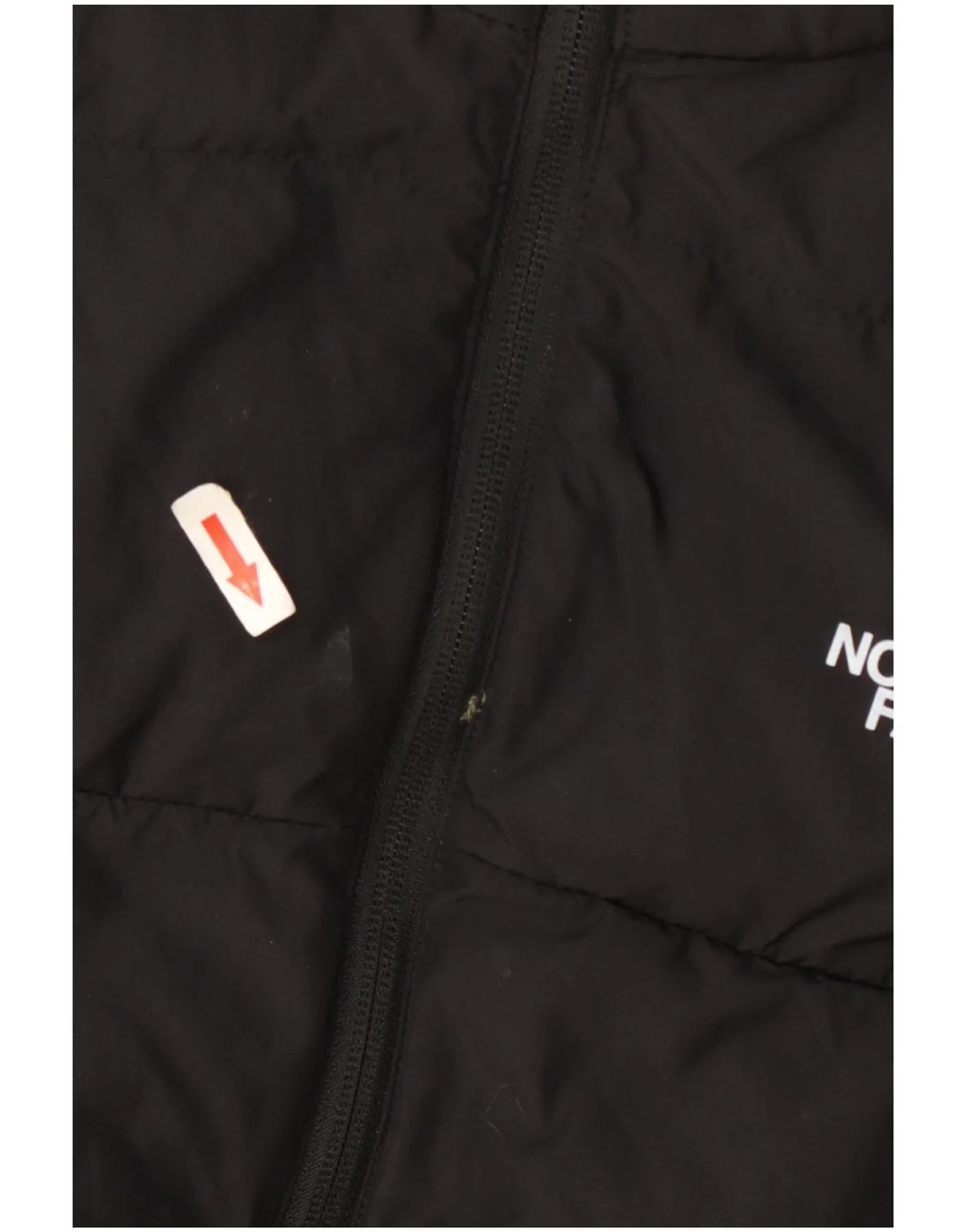 The North Face Boys Hooded Padded Jacket 14-15 Years XL Black Polyester - Image 3
